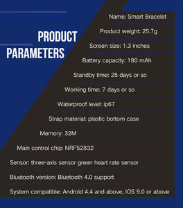 Smartwatch <span class=keywords><strong>B57</strong></span> con Logo Personalizzato, Impermeabile, Monitoraggio Frequenza Cardiaca, Braccialetto Fitness Sportivo - Product Image 6