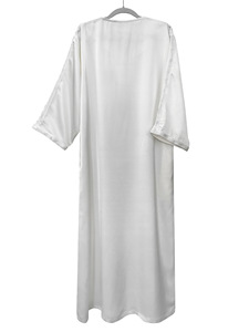 Nuova Collezione Primavera 2026: Thobe/Thawb Etnico da Uomo in Poliestere a Maniche Corte Anti-Pilling con Ricami per Uomini del Medio Oriente - Product Image 5