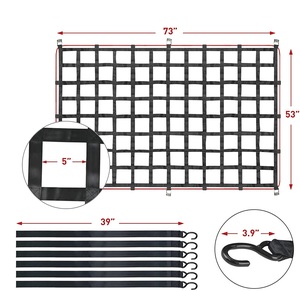 Bán buôn Chất lượng cao phẳng Webbing <span class=keywords><strong>Cargo</strong></span> <span class=keywords><strong>Net</strong></span> cho SUV và Trailer vải lưu trữ <span class=keywords><strong>Cargo</strong></span> <span class=keywords><strong>Net</strong></span> để bán - Product Image 3