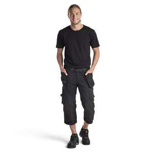 BLAKLADER - 152116459998C44 Craftsman Pirate <b>trousers</b> 4-way stretch Black/Dark <b>grey</b> - EAN 7330509833667 <b>WORK</b> <b>TROUSERS</b> - Product Image 3