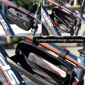 Bolsa Triangular para Cuadro de Bicicleta WEST BIKING, Reflectante, 1.5 L, Gran Espacio, Portátil, Impermeable, para Viajes - Product Image 4
