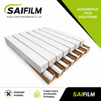Film de protection transparent auto-adhésif anti-explosion et anti-collision pour vitres, 1,52 x 30 m, 4 mil