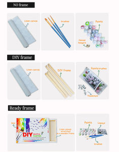 40x50cm decoración del hogar DIY Kit de pintura <span class=keywords><strong>al</strong></span> óleo <span class=keywords><strong>para</strong></span> adultos arte pintura <span class=keywords><strong>al</strong></span> óleo imágenes <span class=keywords><strong>para</strong></span> colorear por número fácil - Product Image 5
