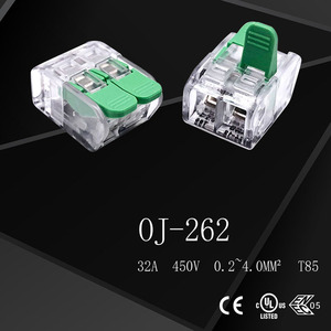 Connecteur de câblage 221 Oujun OJ265 à raccordement interne transparent, norme américaine, pour usage commercial intérieur – Approvisionnement direct usine - Product Image 3