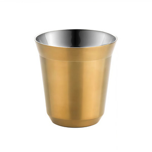 DF Green Tasse à capsules portable isotherme à double paroi en acier inoxydable 304 pour enfants, café/vin/thé, 80/160ML, pour l'extérieur - Product Image 4