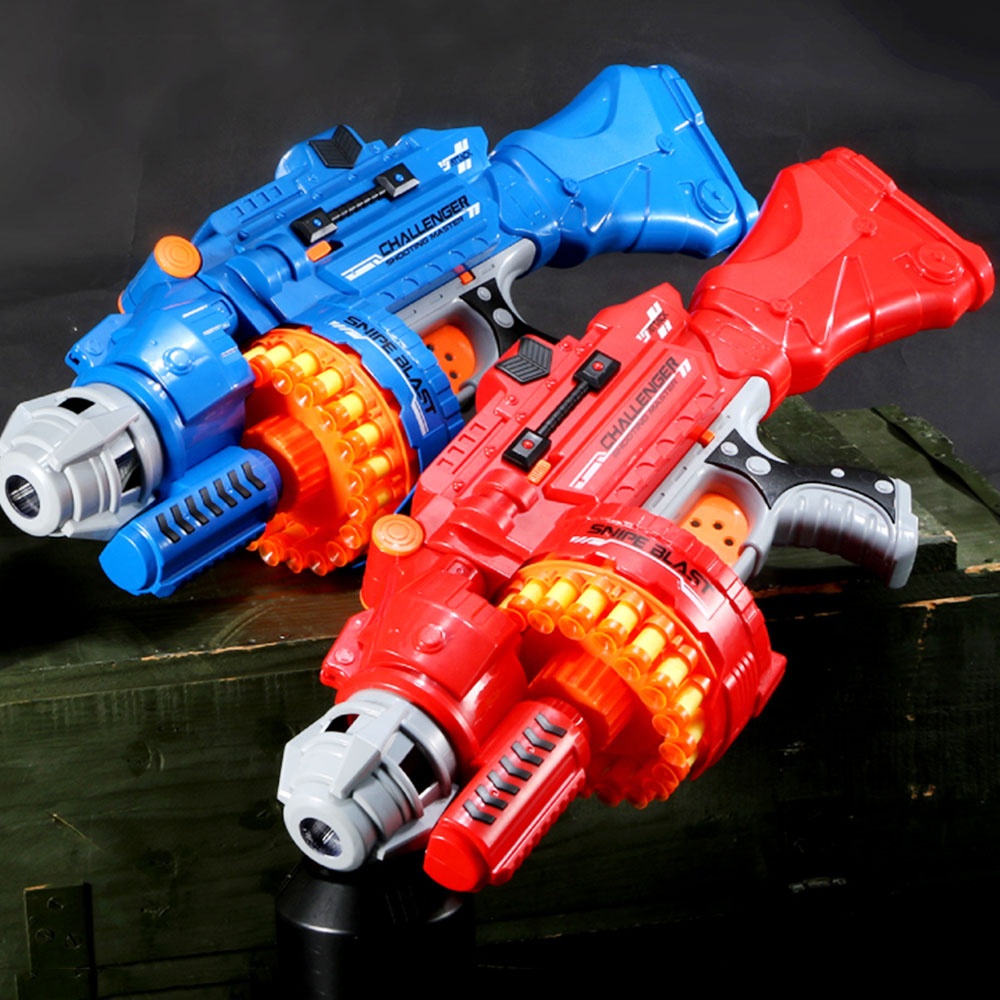 EVA Soft Bullet Gun Police Shooting Gun ABS Electric Toy Guns