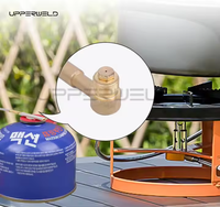 Haute qualité brûleur à gaz cuisinière connecteur acier inoxydable Camping en plein air cuisinière à gaz Valve adaptateur poêle accessoires