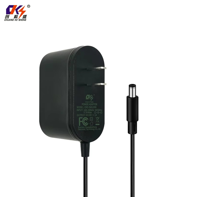 FCC Listed Switching Power Adapter 24V 0.75A 1A US Plug Output Origin Type GUA 24Volt 1000ma AC DC Power Adapter