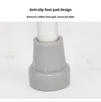 Canne de marche télescopique réglable en alliage d'aluminium pour personnes âgées, antidérapante, résistante à l'usure, pour personnes handicapées, pour l'extérieur