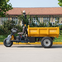 Mini-dumper minier pour chantier, tricycle basculant électrique motorisé à trois roues, norme Euro