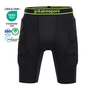 <span class=keywords><strong>Pantaloncini</strong></span> Imbottiti Personalizzati per Portiere, Strato Base Protettivo a Compressione, <span class=keywords><strong>Pantaloncini</strong></span> da <span class=keywords><strong>Calcio</strong></span> per Uomo e <span class=keywords><strong>Donna</strong></span> - Product Image 1