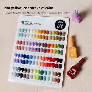 Kit de vernis à ongles en gel UV Macaron 60 couleurs 15 ml, non toxique, séchage LED, coffret cadeau complet pour manucure en salon - Product Image 5