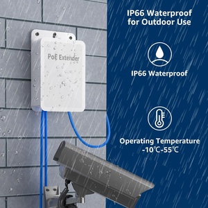 4 cổng ngoài trời PoE <span class=keywords><strong>Extender</strong></span> 1in3 ra IEEE802.3af/tại <span class=keywords><strong>Mini</strong></span> 4 kênh PoE Repeater mạng không thấm nước mở rộng cho CCTV Camera - Product Image 3