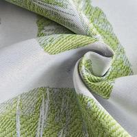 À la mode de conception d'impression de fleur de tissu occultant pour rideau de fenêtre