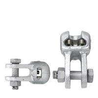 Colliers de suspension à tête plate double en fer galvanisé à chaud de type W et de type U pour matériel de ligne électrique