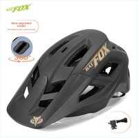 Casque de sécurité pour vélo de montagne, skateboard, cyclisme, visière détachable, ultra-léger, respirant, durable, 17 aérations, demi-casque unisexe