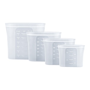 Custom Logo stile americano riutilizzabile sacchetto in Silicone Sous Vide borse Set Stand-Up per <span class=keywords><strong>la</strong></span> <span class=keywords><strong>conservazione</strong></span> <span class=keywords><strong>degli</strong></span> <span class=keywords><strong>alimenti</strong></span> e contenitori per <span class=keywords><strong>la</strong></span> preparazione dei pasti - Product Image 1