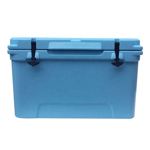 Glacière portable rotomoulée en PE 65QT, petit MOQ, impression personnalisée, logo souple, étanche, conservation de la glace pendant 5 jours, pour vin, boissons et aliments - Product Image 3