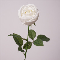 Hochwertige Seiden-Kunstblume mit Feuchtigkeitsspendender Weicher Haptik, Handgefertigte Rose für Blumenarrangements zu Hause