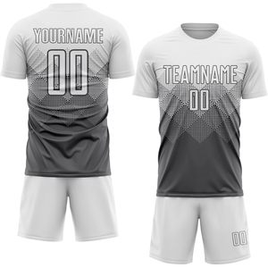 Conjunto de Camiseta de Fútbol Personalizada, Estilo Degradado de Dos Tonos, Uniforme Sublimado que Absorbe la Humedad para Hombres, Mujeres y Jóvenes - Product Image 1