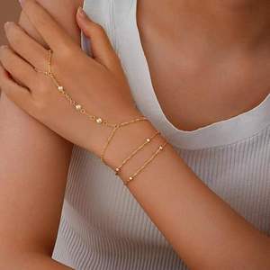 <span class=keywords><strong>Pulseras</strong></span> <span class=keywords><strong>de</strong></span> oro sólido chapadas en oro <span class=keywords><strong>de</strong></span> 9K personalizadas para <span class=keywords><strong>mujer</strong></span>, pulsera esclava para joyería <span class=keywords><strong>de</strong></span> moda para chica - Product Image 3