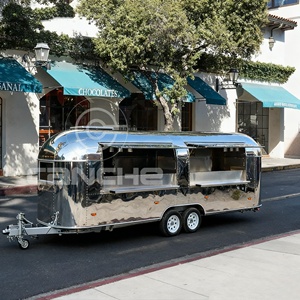 Vente chaude : Remorque de rue, chariot de restauration commercial pour café et popcorn, camion de restauration avec extincteur - Product Image 1