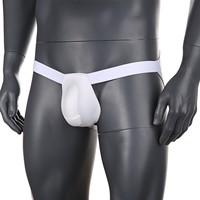 Sous-vêtements string pour hommes en tissu éponge FTM doux, respirant, ultra-discret, léger, avec poche de maintien pour l'organe, vente en gros