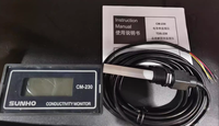 Système RO industriel capteur d'eau 1.0cm-1 filetage de tuyau de 1/2 pouces analyseur d'électrode EC contrôleur TDS conductimètre