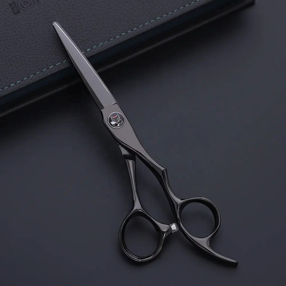 Hair Scissors Japanese Professional Japanese New Design Black Titanium Hair Cutting Scissors Hairdressing For Beauty MC306