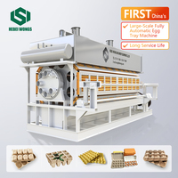 Automatische eierbakjesmachine, machine voor het vormen van papierpulp, eierbakjesmachine met droogsysteem voor de verpakking van eieren op pluimveebedrijven