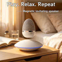 Altavoz Magnético Levitante HCNT con Forma de Huevo para Audio Inalámbrico, Decoración de Escritorio y Hogar, con 1 Año de Garantía