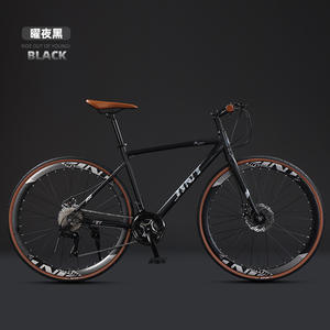 Bicicleta de Carretera Ultraligera 700C para Hombre y Mujer con Manillar Recto, Cambio de 27 Velocidades, Estilo Clásico para Adolescentes - Product Image 2