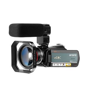 Caméscope <span class=keywords><strong>optique</strong></span> 4K de haute qualité, 24MP, 1080P 60FPS, vision nocturne infrarouge, écran IPS 3,0 pouces - Product Image 3