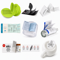 Étiquette multicouche personnalisée, autocollant adhésif multicouche, étiquette à décoller et révéler pour l'emballage des bouteilles, impression personnalisée