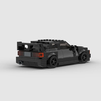Compatible avec les petites pièces, voiture de course de luxe MOC, assemblage éducatif, bricolage, jouets de construction en plastique ABS pour enfants