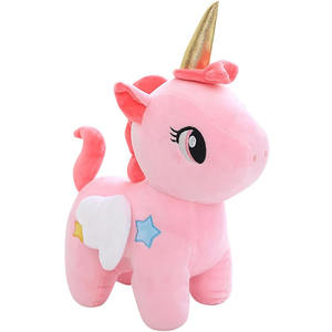Peluche de Unicornio CPC, Juguete de Peluche Rosa, Regalo de Cumpleaños, Almohada de Peluche Suave al por Mayor, Cojín Decorativo, Muñeca de Cumpleaños Personalizada - Product Image 1