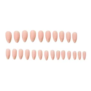 <span class=keywords><strong>Uñas</strong></span> Postizas Acrílicas <span class=keywords><strong>de</strong></span> Alta Calidad en Color Rosa Nude <span class=keywords><strong>para</strong></span> Chicas, 24 Piezas, Forma Ovalada Corta, Puntas Francesas, Estilo Y2K, <span class=keywords><strong>para</strong></span> <span class=keywords><strong>Novias</strong></span> y Bodas - Product Image 6