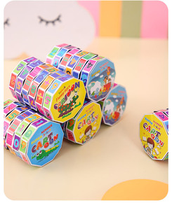 Tính toán trò chơi khoa học và toán học kỹ thuật số hình trụ Cube bé đầy màu sắc nhựa 3D puzzlz học tập Trò chơi đồ chơi ma thuật Cube - Product Image 4