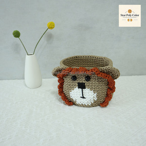 <span class=keywords><strong>Panier</strong></span> de rangement <span class=keywords><strong>pour</strong></span> animaux tricoté à la main, mignon et moderne, écologique, multifonctionnel <span class=keywords><strong>pour</strong></span> le salon, boîte de rangement <span class=keywords><strong>pour</strong></span> jouets - Product Image 3