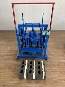 Máquina Pequeña de Fabricación de Ladrillos de Hormigón de Empuje Directo, Máquina Eléctrica Doméstica para Fabricar Ladrillos de Cemento Entrabados y Bloques Huecos - Product Image 6