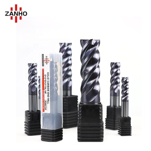 ZANHO Tungsten Carbide Square Ball <strong>Nose</strong> <strong>End</strong> <strong>Mills</strong> 4 Flutes CNC Machining Stainless Steel Ball Milling Solid Carbide <strong>End</strong> <strong>Mill</strong> - Product Image 6