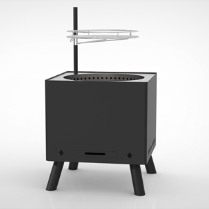 Novedad 2026: <span class=keywords><strong>Chimenea</strong></span> de leña de <span class=keywords><strong>doble</strong></span> <span class=keywords><strong>cara</strong></span> para patio trasero con altura ajustable, estufa de camping de acero al carbono de larga duración - Product Image 4