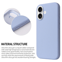 Coque antichoc en silicone souple pour iPhone 17 Pro MAX, vente en gros de coques de protection en silicone pour Samsung S25 Ultra