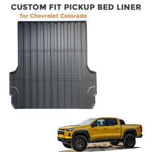 Custom Fit TPE Truck Bed <b>Mat</b> for Chevrolet Colorado 2024 <b>Waterproof</b> All Weather Pickup Truck Bed Liner Accessories - Product Image 1