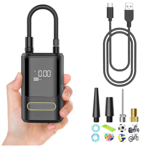 Compresor de Aire Portátil para Auto Hifly <span class=keywords><strong>8466</strong></span> - Batería Recargable, Pantalla Digital, Multiusos, Inflador de Neumáticos con Monitor de Presión - Product Image 1