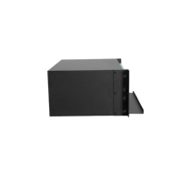 Huwei 144 Port LC Simplex rak dudukan geser ODF laci serat optik Panel Patch 2U 19 inci bingkai distribusi