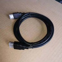 Câble HDTV blindé en feuille nickelée, version 1.4/2.0, 4K 60Hz 1080P, mâle-mâle, gaine PVC noire, plusieurs longueurs, pour moniteur