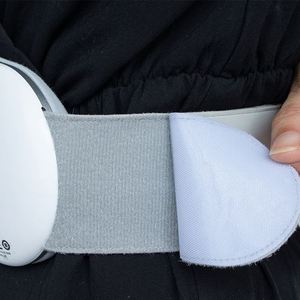 Ceinture élastique tissée de haute qualité avec boucle réglable en plastique et bande auto-agrippante, ceinture extensible douce - Product Image 3