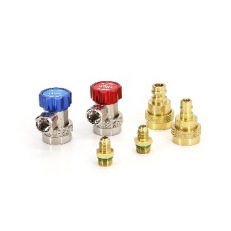 Adjustable R134a Automotive High Low Pressure <b>Connector</b> Metal <b>Quick</b> Connect For Air Conditioning Refrigerant Charging - Product Image 3