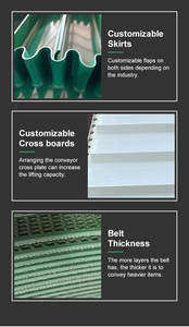 Restaurante industrial PVC Flat Tracking Transportadores Novo Automatizado <span class=keywords><strong>Tripper</strong></span> Zero Pressão Acumulação Food-Grade Transportadores - Product Image 5